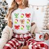 Tennis Christmas Bow T-Shirt, Holiday Tennis Shirt, Sports Coquette Tee