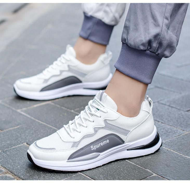 [Automatic Distribution] New Men's Shoes Breathable Mesh Running Shoes Men's Sports Soft-soled Casual Trendy Shoes Dad Shoes