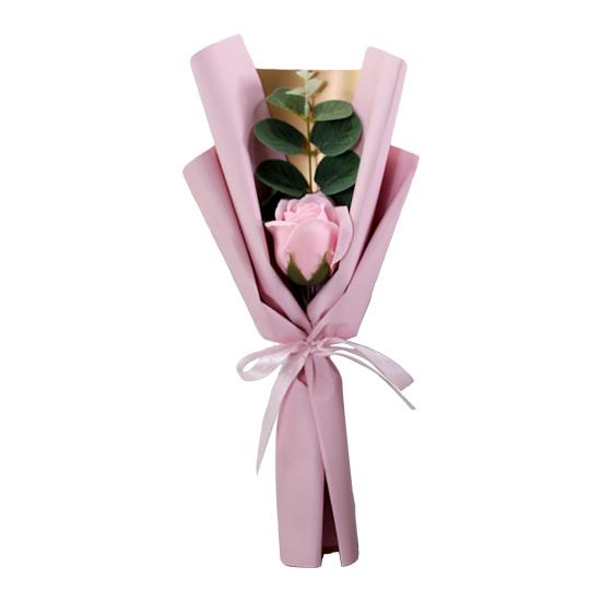 Yousheng Artificial Sunflower Bouquet Mini Scented Soap Flower Bouquet with Eucalyptus Leaves Gift for Birthday Valentine's Day Mother's