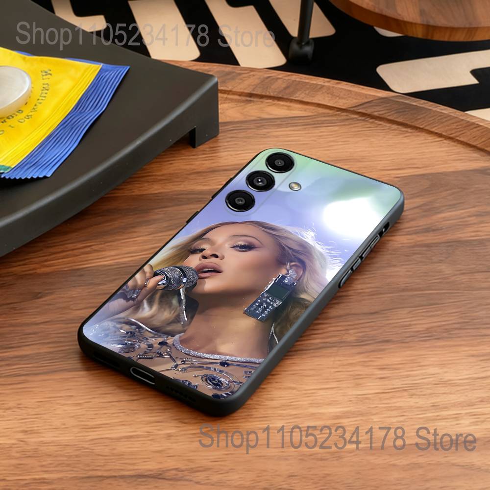 B-Beyonce Cowboy Phone Case for Samsung S series s21 s22 s23 s24 s25 FE Plus Ultra TPU Soft to Skin-friendly case