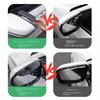 A Pair Car Rearview Mirror Rain Eyebrow Carbon Fiber Pattern Rain Shield Sun Shade Vision Protector for Auto Mirror Accessories