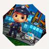 1pc Police Officer Themed High-quality Umbrella,Automatic Opening and Closing Umbrella,Multi-functional Umbrella G0811244