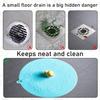 2 Pcs Sewer Deodorant Mat, 5. 9 inch Bathtub Sewer Cover Plug, Cute Silicone Bathroom Floor Sewer Cover, Kitchen, Bathroom and Laundry Room