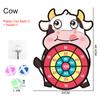 Cartoon Animal Dart Board For Children, Indoor Dart Board For Kids, Comes With 3 Balls + Hanger