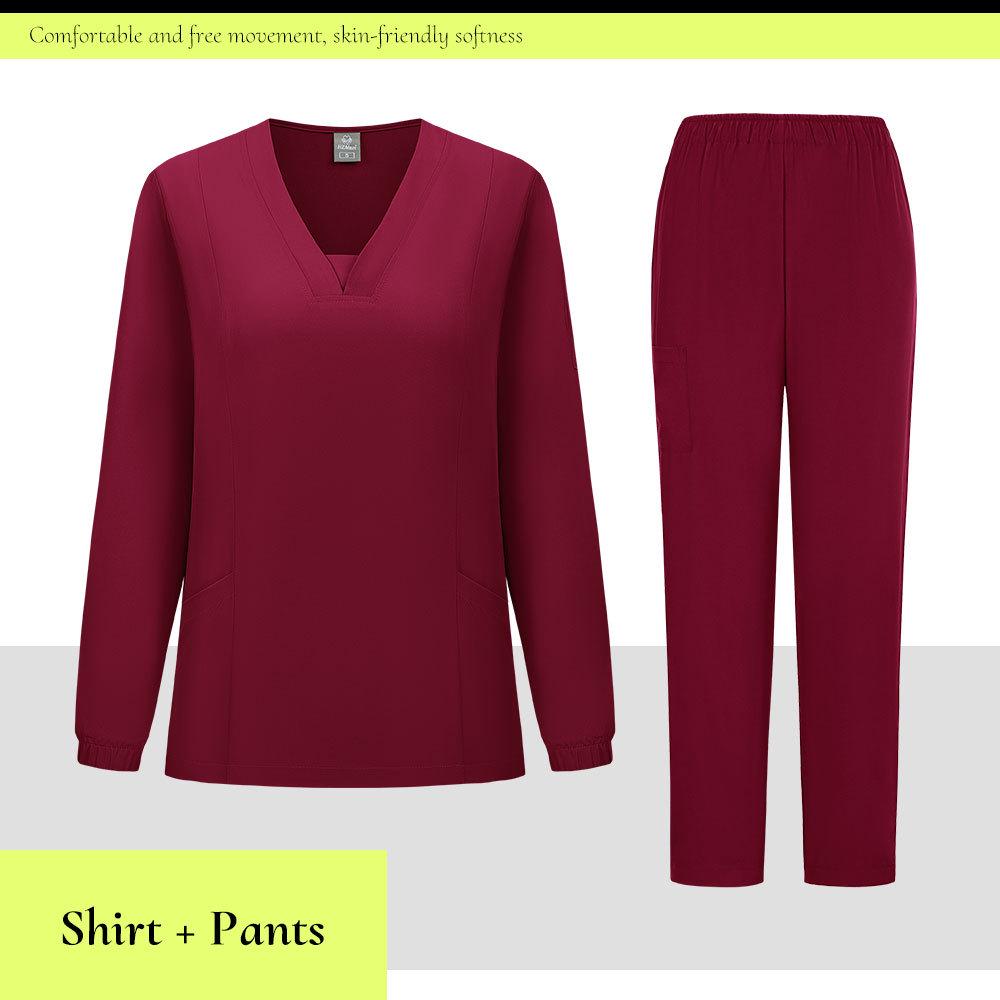 Unisex Breathable Nurse & Spa Beauty Uniform – 7 Colors Available