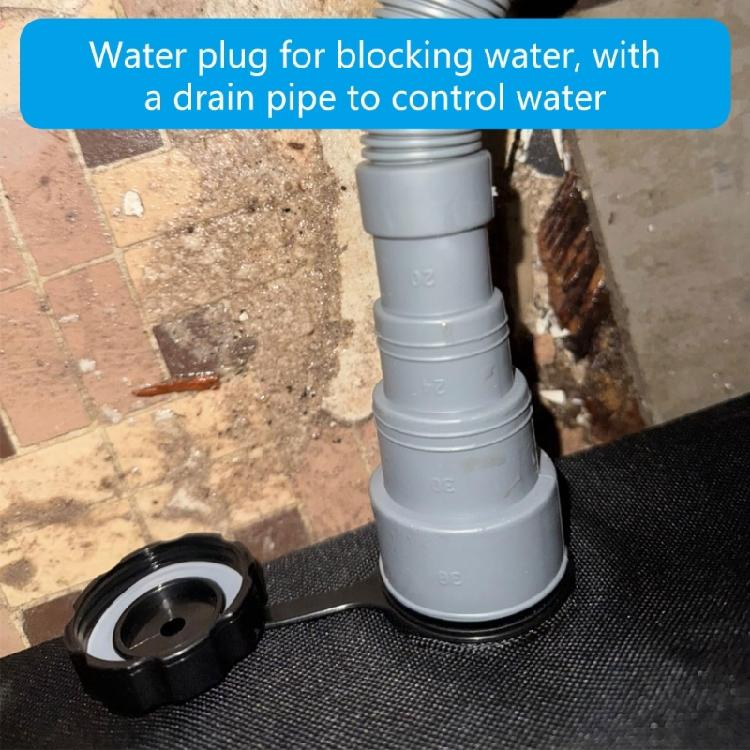 Quickly Dry Folding Shower Base Heavy Type Shower Tub with Drainages Hose for Outdoor Showers Camping Gear