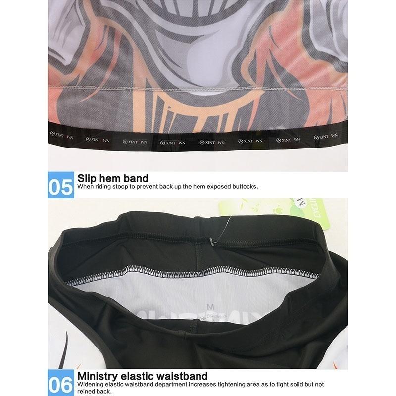 Prodyšné jezdecké dresy na kolo Sada cyklistického oblečení Rychleschnoucí muži Oblečení na kolo s dlouhým rukávem Oblek Punčochové kalhoty