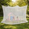 Insect Barrier Netting 4 Corners Mosquito Net, Rectangular Mesh, Patio Net Bed Canopies for Outdoor Camping Backyard Picnic Instant Setup