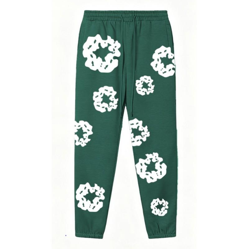 Set Felpa Streetwear Donna Stampa Kapok Vestibilità Larga Manica Lunga Outfit Casual