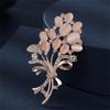 1Pc Retro Classic Flower Broch Elegant Personalized Pin Romantic Fashion Jewelry Accessories Party Birthday Festival Gift Trend