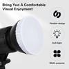New White Soft Light Diffuser Sock Standard 7" 180mm Diffuser Cloth Nylon Cloth Filter