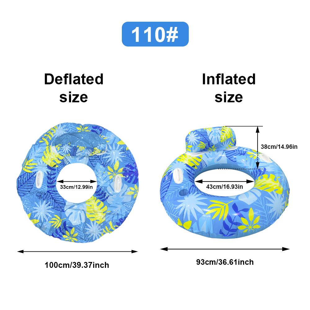 1 Stk. Vergrößerter und verdickter Schwimmreifen Achselhöhlenreifen Aufblasbarer schwimmender Reifen Pvc Verdickter Schwimmreifen, Geeignet für Pool Strand