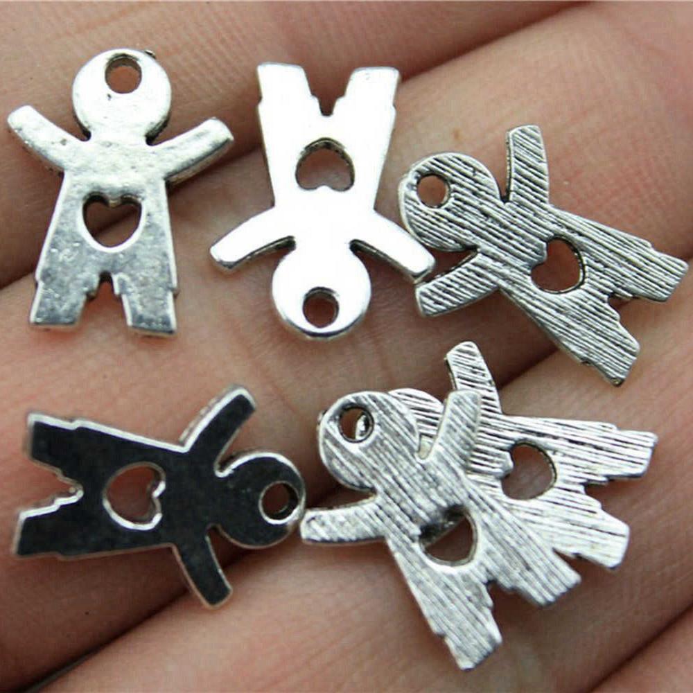 

Танцующий мальчик девочка балет подвески кулон мужские ювелирные изделия оптом новые поступления изготовление A16-10pcs-16x12mm