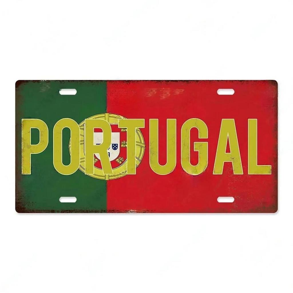 Portugal Turkey Netherlands Vintage Metal Signs
