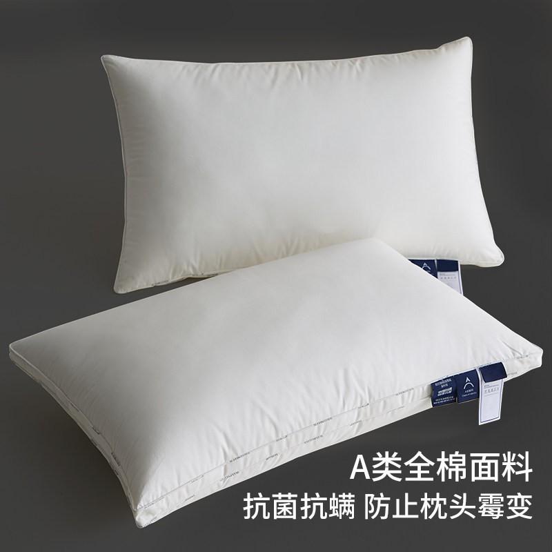 Premium Cotton Pillow Neck Support Sleep Aid Adult Single Use Hotel Quality Bedding