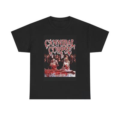 Koszulka Cannibal Corpse Merch zespołu metalowego Graficzna rockowa Uniseksowa Koszulka z ciężkiej bawełny