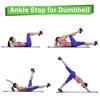 Adjustable Dumbbell Ankle Strap with Anti Slip Design for Ankle Muscle Training - Suitable for Leg and Foot Strength Training