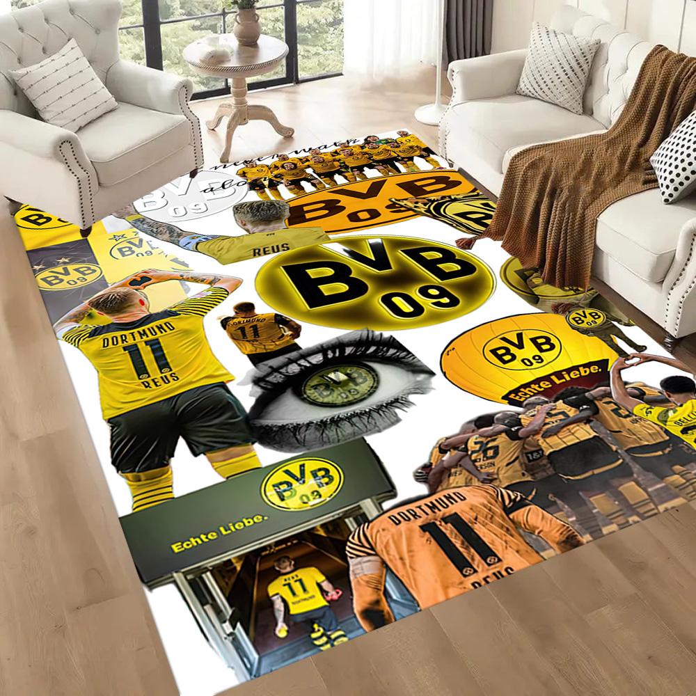 Borussia Dortmund Floor Rug Office Rug Design For Outdoor Kitchen Hallway Dining Room Antislip Carpet Office Home Decor Wedding Party Gift