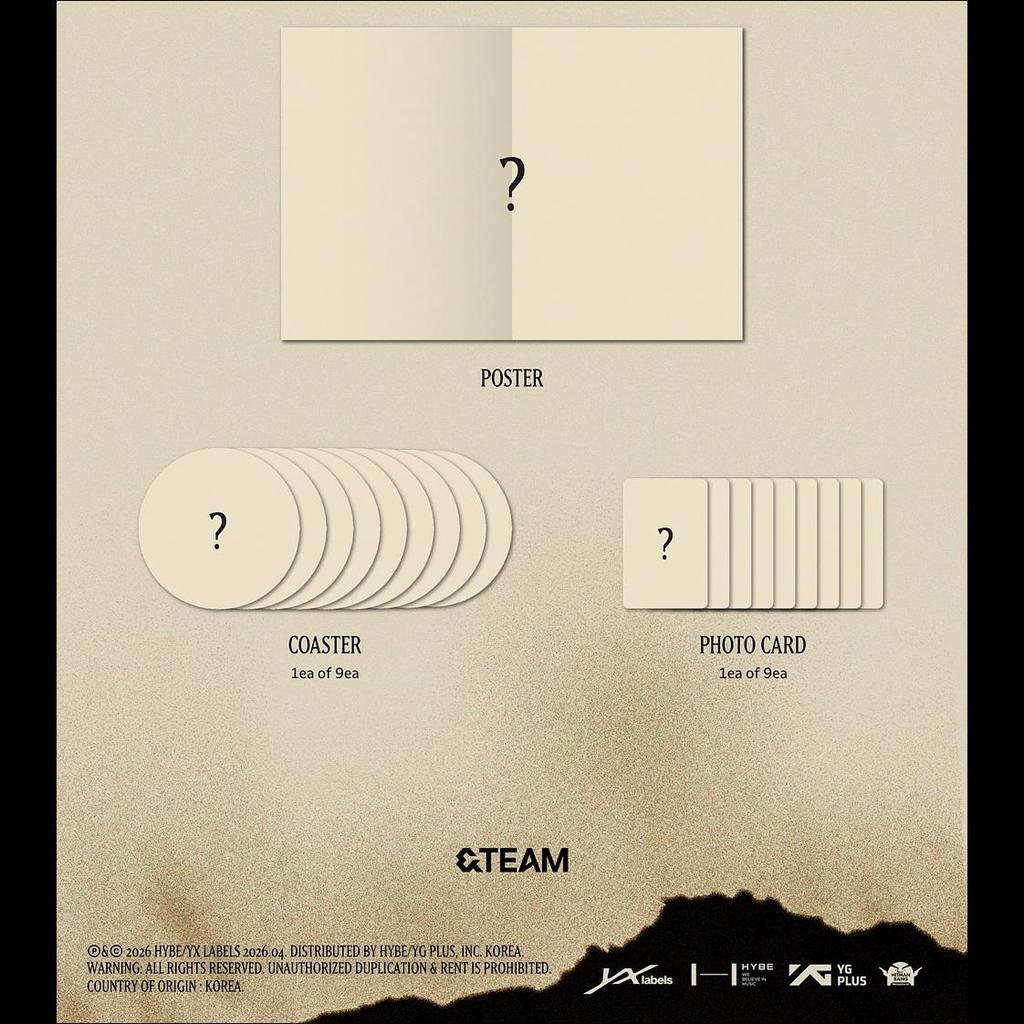 [Vorbestellung] &TEAM [We on Fire] LIMITIERTE EDITION / 3. EP-Album + Kostenloses Geschenk