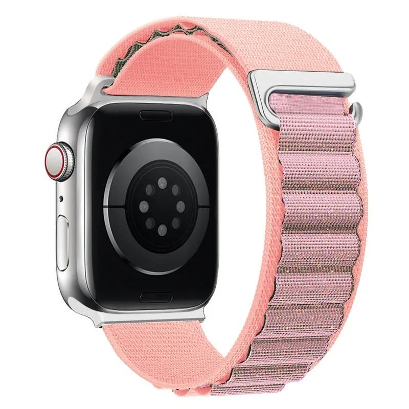 Upgrade Alpine Nylon Strap For Apple Watch Band 11 10 9 8 7 45mm 41mm 42mm 46mm Ultra 3/2 49mm Bracelet Watchband iWatch 6 5 SE