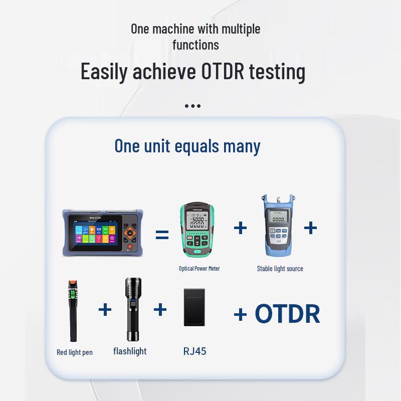 TOPULAN TP-350D High-Precision Multifunction OTDR Fiber Tester
