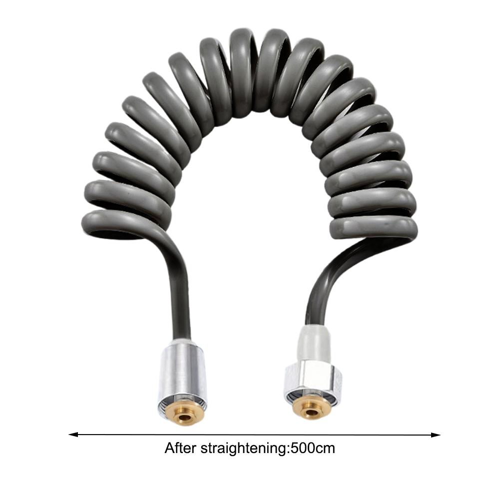 2/3/5M Spring Shower Hose Anti-Wrap Water Hose Telephone Line Spring Flexible Water Pipe for Bathroom Water Toilet Bidet Sprayer