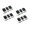 4Pcs Refrigerator Air Filter Replacement Activated Carbon Highly Effective Air Purifying Filter