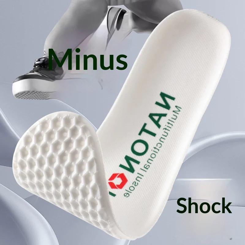 Supercritical Sport Insoles for Men/Women Breathable Moisture-Wicking Comfortable Casual Shock-Absorbing Cloud-Like Cushioning