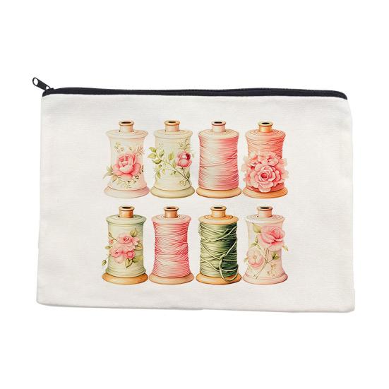 yangyizhi Storage Bag, Large Capacity Travel Organizer, Wear-Resistant Portable Cosmetic Zipper Pouch, for Stationery Makeup And Crafts