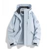 New Jacket Three-in-one Men's and Women's Jackets Windproof and Waterproof Fleece Liner Two-piece Mountaineering Suit