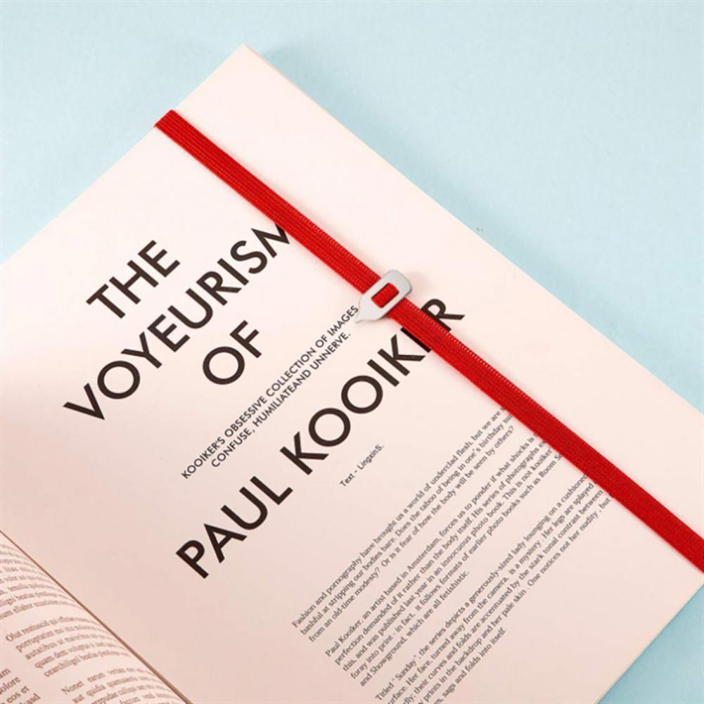 Elastic Bookmarks Metal Pointer Reading Node Locator Bookmarks Imprint Free Locator Practical Tool Flexible Learning Stationery