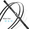 Für Toyota Aygo AB40 Peugeot 108 Citroen C1 2014 ~ 2022 Vorne Hinten Fenster Wischer Klingen Cutter Set Auto reinigung Zubehör