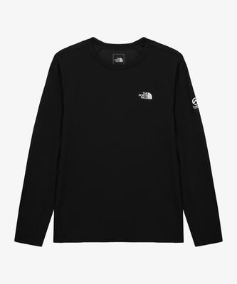 Noseupeiseu Nt7Ts10A Men'S Merapik Long Sleeve T-Shirt Black