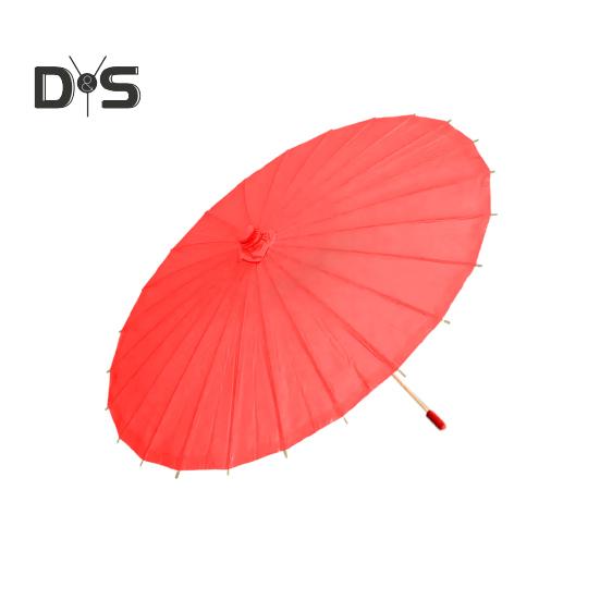 20/30/40/60/85CM Colorful Paper Umbrella Chinese Style DIY Crafts Decorative Oil-paper Painting Umbrella Bamboo Handle Oriental Parasol Party Favors
