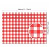1/3PCS Disposable Checkered Tablecloth Plastic Tablecloth Birthday Party Wedding Picnics Christmas Home Decoration Easy To Clean