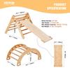 Pikler Dreieck Set 5in1 Montessori Kletterspielzeug für Kleinkinder Groß Holz