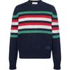Vorjahres-gestreifter Pullover mit GG-Detail 633614-XKBIP-4804