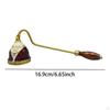 Metal Candle Tool Candlesnuffer Long Handle Decorative Handcrafted Unique Ornament Accessory Wick