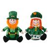 Festival Irish Festival Doll Decorations Patrick's Day Gnomes Luck Leaf Decors for Celebration Fine Craftsmanships