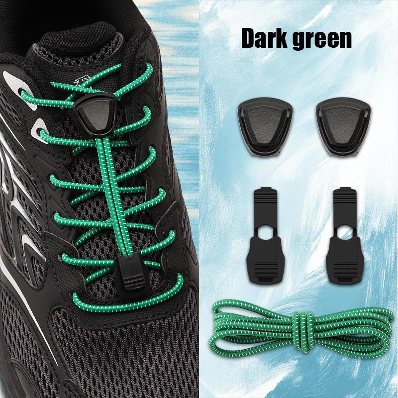 Elastische No-Tie Schnellverschluss-Schnürsenkel Automatisch für Wandern Laufen Sneaker - Ersatzzubehör für Outdoor-Schuhe