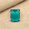 Indicolite Tourmaline Gemstone Handmade Jewelry 925 Sterling Silver Ring For Her
