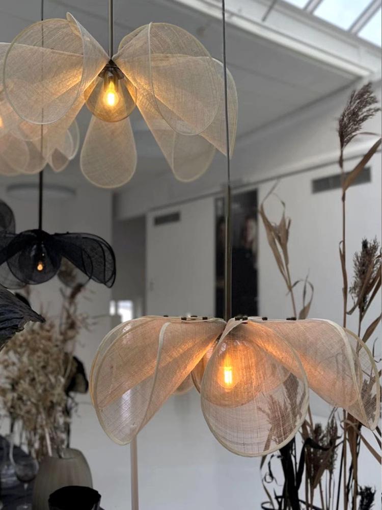 Nordic Vintage Floral Chandelier for Dining and Living Areas