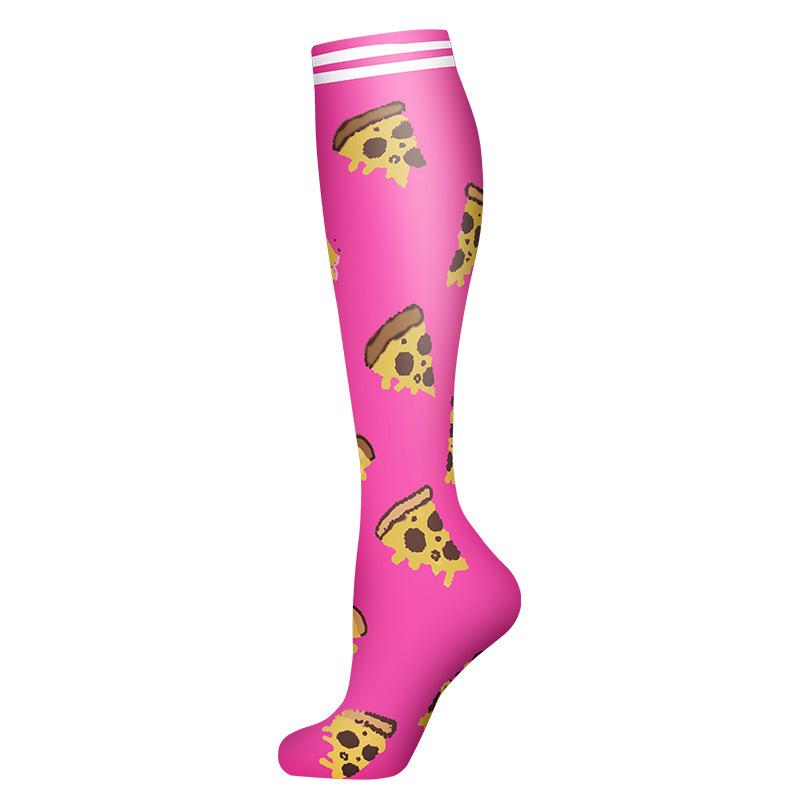 Neue Kompressionsstrümpfe Krampfadern Krankenschwester Sport Laufen Wade Druckstrümpfe Schützen Bare Füße Unterstützung Gradientendruck