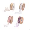 Wired Ribbon Christmas Tree Garlands Front Door Wire Edge Trimming for