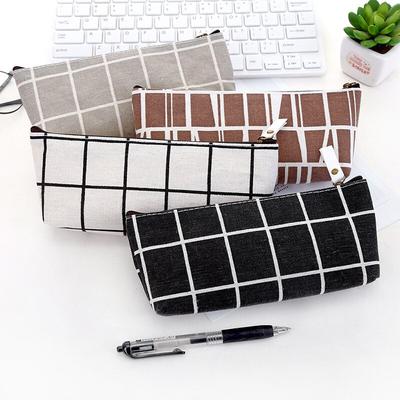 Kawaii Canvas Pencil Case Korean Stationery Pencil Bags For Girls Gift School Supplies