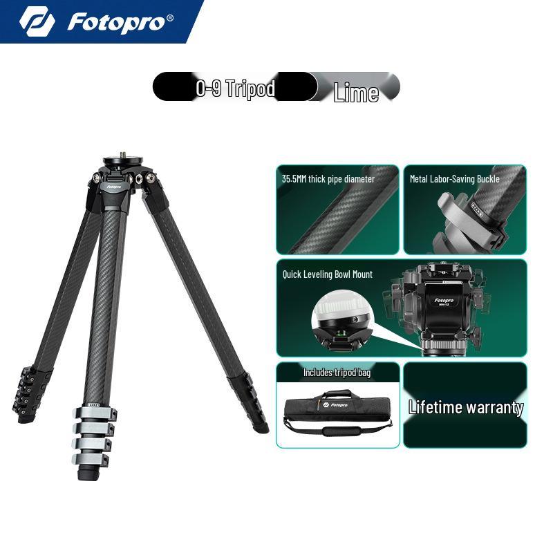 Futuobao Pantu O9 Carbon Fiber Professional Tripod for Photography and Videography