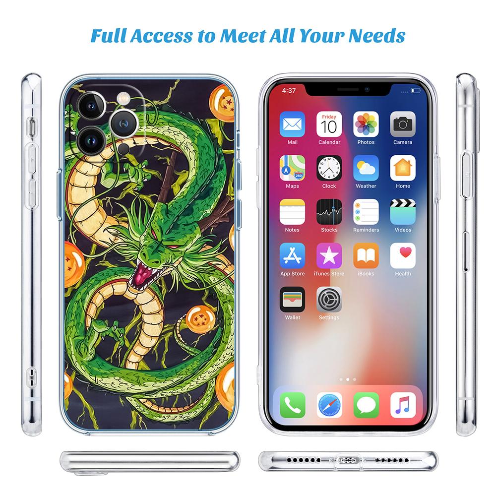 PP26 Dragon Ball Transparent Phone Case for Motorola Moto G40 G04 G05 One Ace Action  Fusion + Plus Hyper Macro Vision Zoom