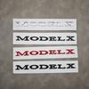 1PCS ABS Black Model 3 Letters Logo Car Rear Trunk Badge Sticker For Tesla Model X S 3 Y Auto Decal Accessories