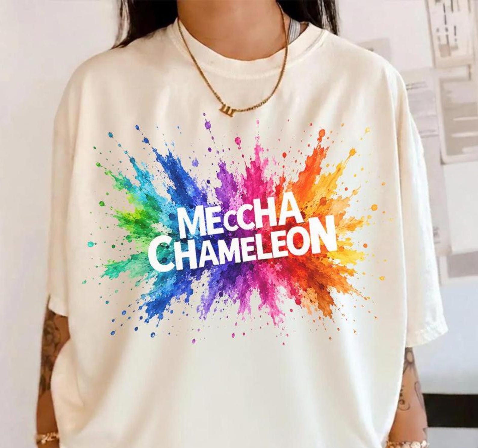 Meccha Chameleon Game Shirt - Hide and Seek Paint Game Shirt,Indie Game Tshirt,Funny Gamer Tee,Mecha Chameleon Tshirt 3XL