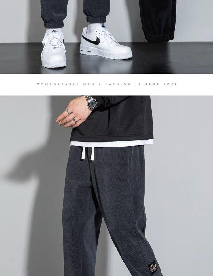 Men's Winter Fleece-Lined Corduroy Casual Pants